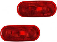 Rear Side Marker Corner Light Lens And Housing Plastic Left Driver & Right Passenger Side Direct Replacement Compatible With 1998-2005 Volkswagen Beetle VW2861101 VW2860101