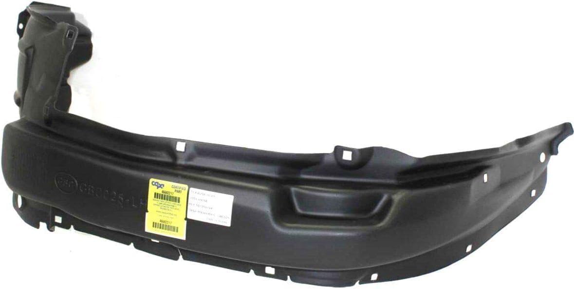 Front Fender Liner Left Driver Side Direct Replacement Compatible With 2006-2009 Toyota 4Runner TO1250124 5387635090