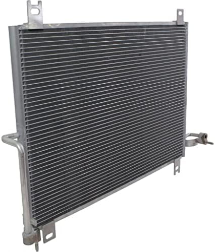 Front A/C Condenser Aluminum Core Direct Replacement Compatible With 2002-2009 Chevrolet Trailblazer GM3030241 89019255