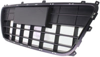 Front Bumper Lower Grille Primed Direct Replacement Compatible With 2009-2012 Hyundai Elantra HY1036112 865612L300