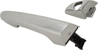 Front Exterior Door Handle Chrome Left Driver Side with Cover and Keyhole Direct Replacement Compatible with 2015-2019 Hyundai Sonata 82651C1110 82652C1010