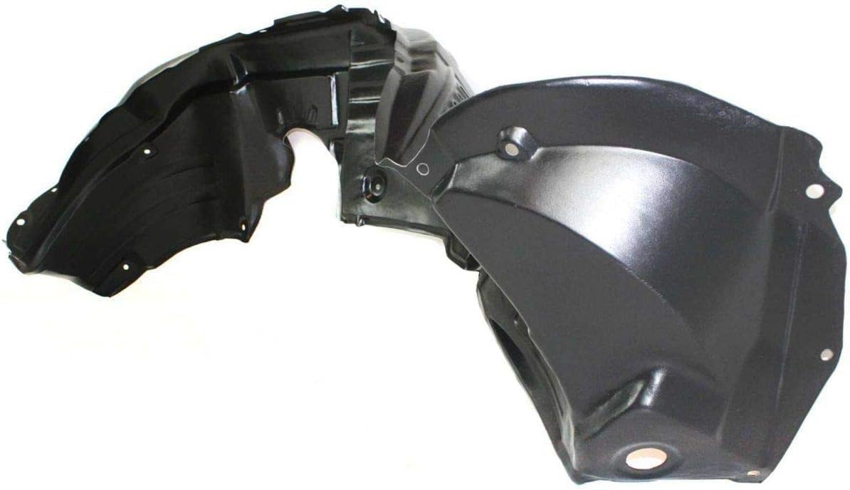 Front Fender Liner Vacuum Form Plastic Right Passenger Side Direct Replacement Compatible With 2008-2010 Toyota Highlander TO1249150 538050E040