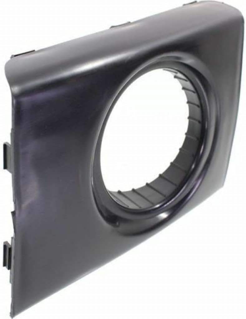 Front Fog Light Molding Primed Left Driver Side Direct Replacement Compatible With 2005-2009 Hyundai Tucson HY2598100 865572E000