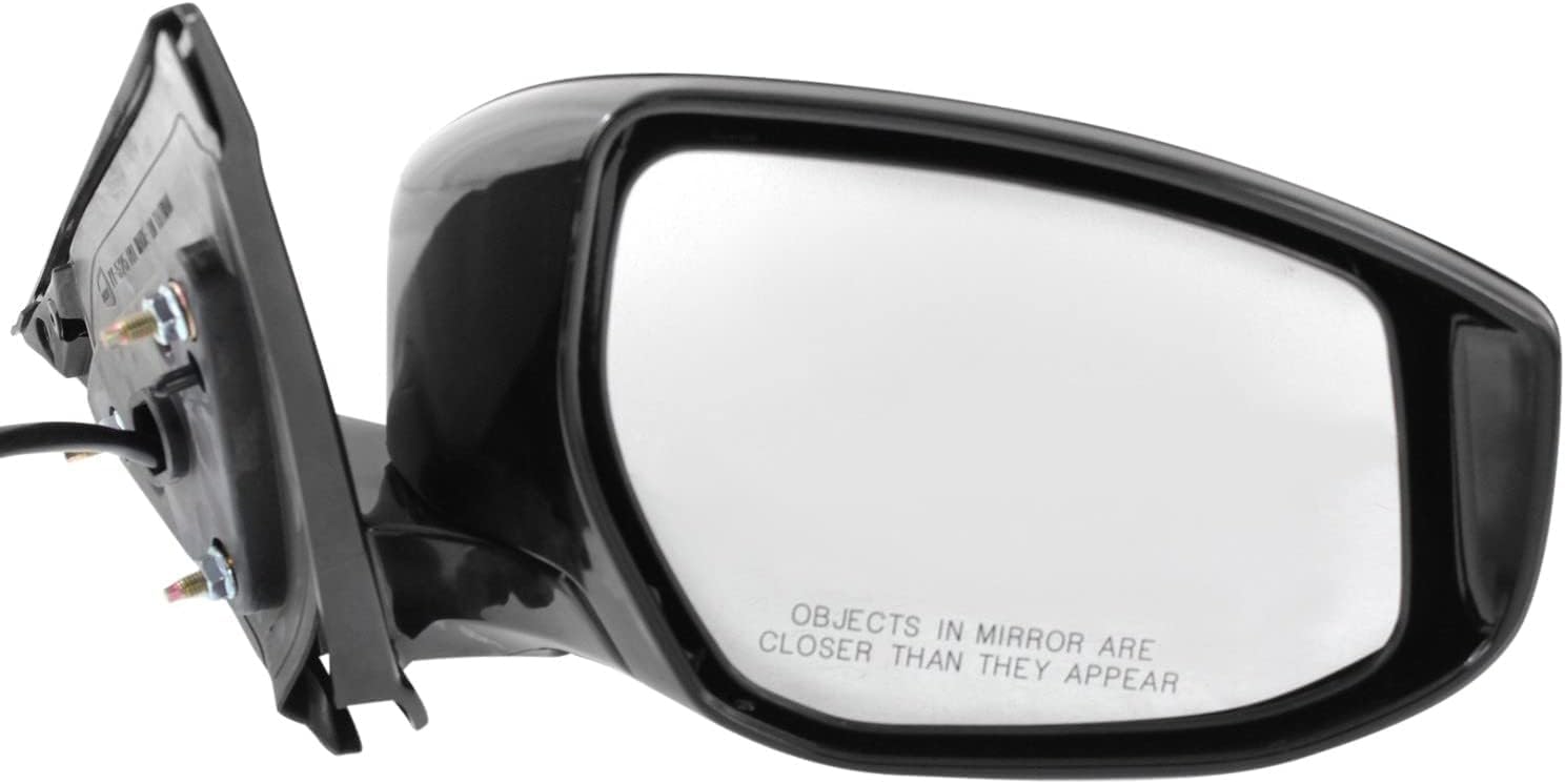 Front Power Mirror Heated Primed Right Passenger Side Direct Replacement Compatible With 2016-2023 Nissan Maxima NI1321258 963019DD1C-PFM 963014RA1C-PFM