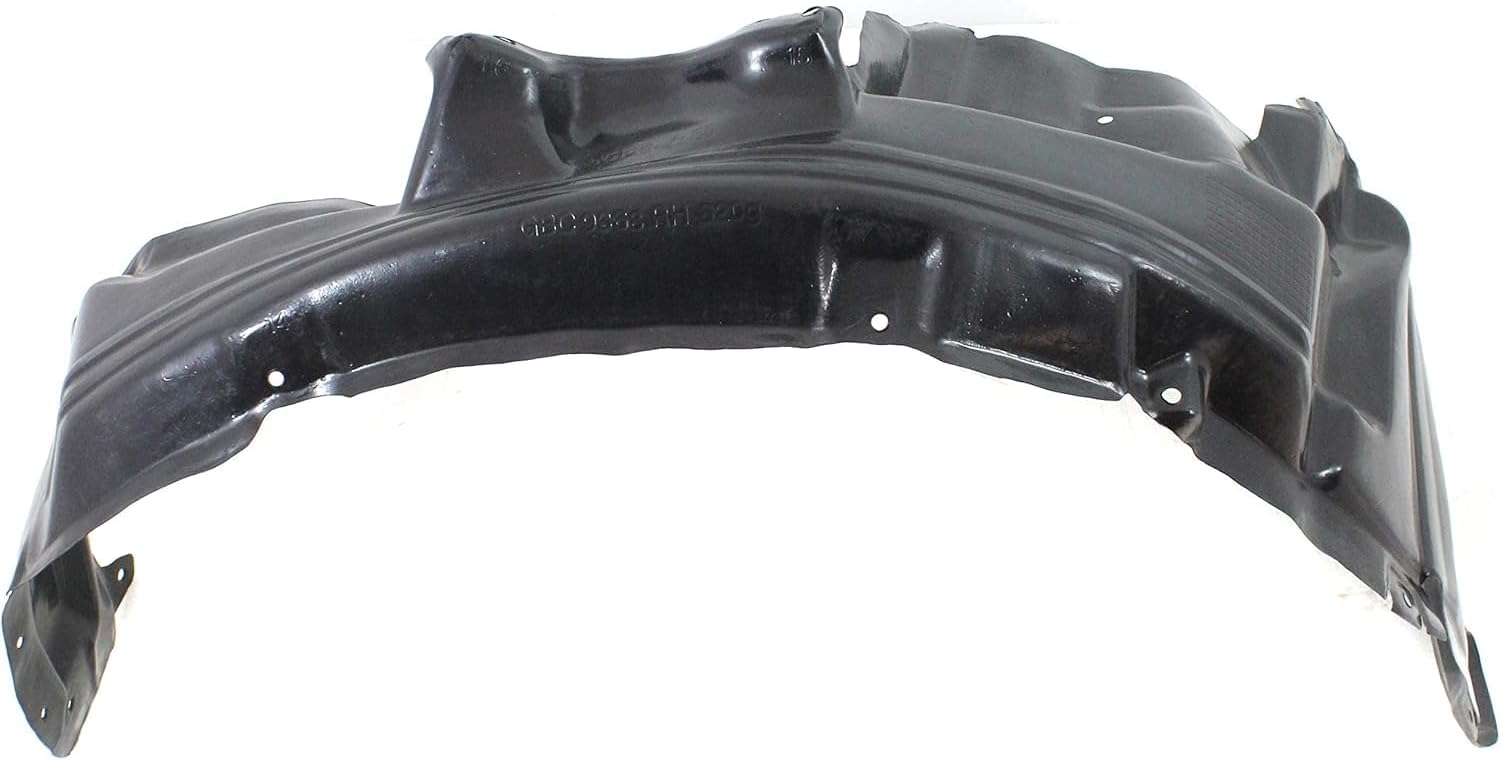 Front Fender Liner Right Passenger Side Direct Replacement Compatible With 2003-2006 Mitsubishi Outlander MI1249118 MN133148