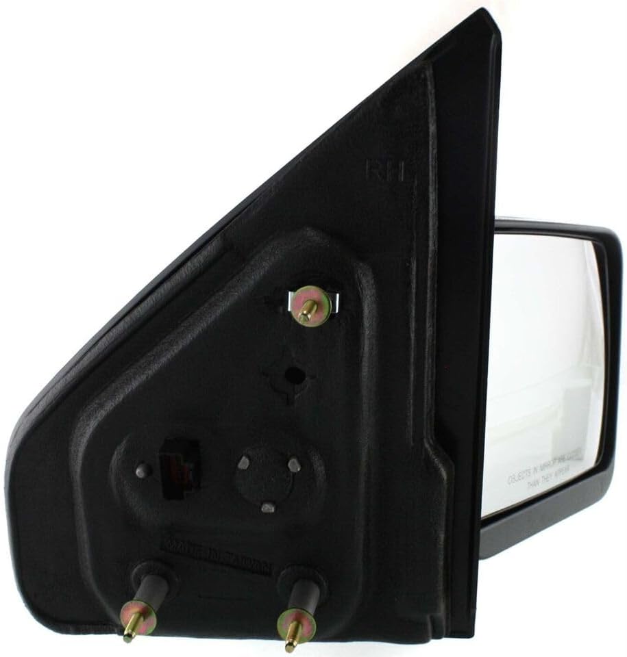 Front Power Mirror Non Towing Manual Folding Heated Textured Right Passenger Side Direct Replacement Compatible With 2004-2008 Ford F-150 FO1321233 8L3Z17682EA