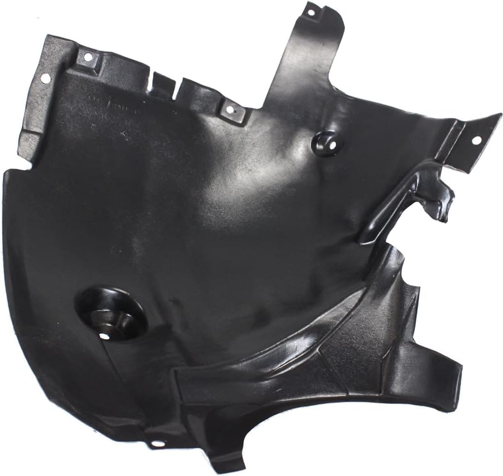 Front Upper Section Fender Liner Right Passenger Side Direct Replacement Compatible With 2001-2007 Mercedes Benz C-Class MB1249107 2038840622
