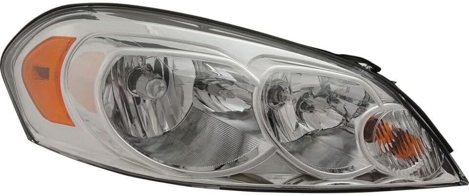 Set Of 2 Front Head Light Assembly Halogen Right Passenger And Left Driver Side Direct Replacement Compatible With 2006-2013 Chevrolet Impala / 2014-2016 Limited GM2503261 GM2502261