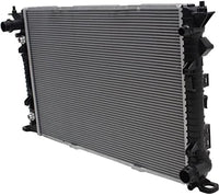 Front Radiator Aluminum Core Direct Replacement Compatible With 2008-2017 Audi Q5 / A5 / 2018 Porsche Macan AU3010147 8K0121251AL