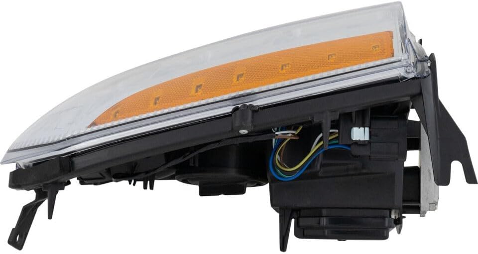 Front Head Light Assembly Right Passenger Side Direct Replacement Compatible With 2007-2009 Cadillac Escalade GM2503291 25897649