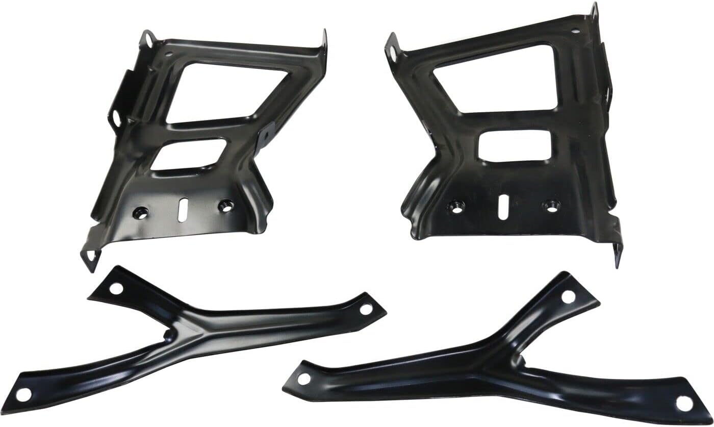 Set Of 4 Rear Bumper Mounting Bracket Left Driver & Right Passenger Side Direct Replacement Compatible With 2009-2018 Dodge Ram 1500 CH1165104 68049744AA