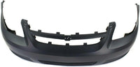 Front Bumper Cover Primed Without Fog Light Holes Direct Replacement Compatible With 2005-2010 Chevrolet Cobalt GM1000733 19120183