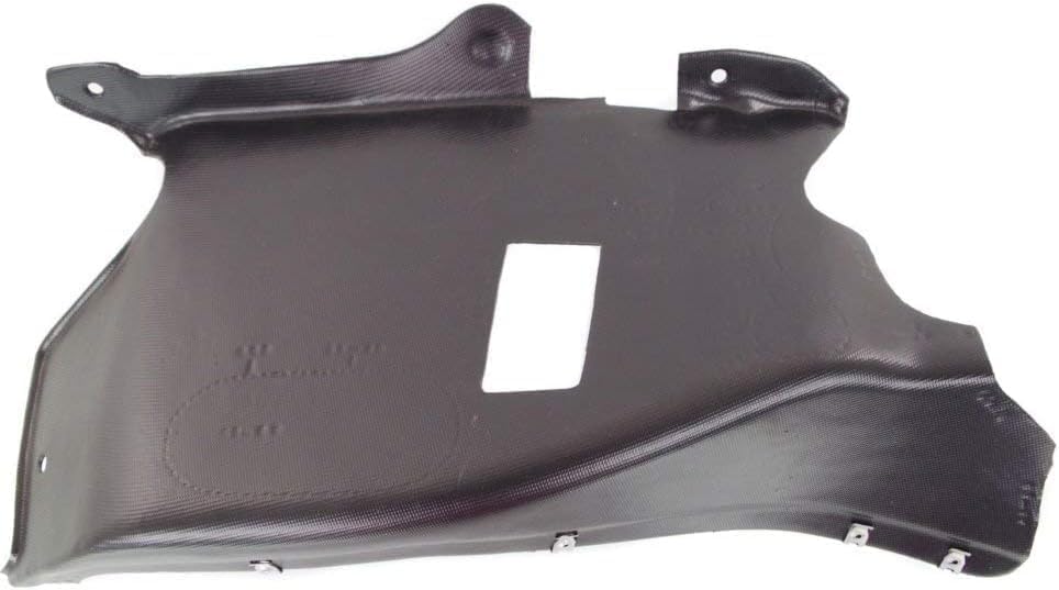 Front Engine Splash Shield Under Cover Right Passenger Side Direct Replacement Compatible With 2003-2005 Volkswagen Beetle VW1228129 1Y0825250G 1Y0825250H