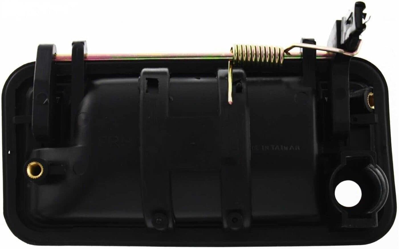 AUTOS PARTS PLUS Set of 2 Front Exterior Door Handle Smooth Black Left Driver & Right Passenger Side Direct Replacement Compatible with 1988-2002 GMC/Chevrolet C/K Series GM1310172 GM1311172