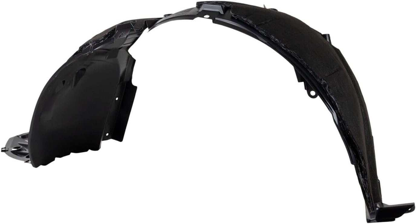 Front Fender Liner Vacuum Fom Left Driver Side Direct Replacement Compatible With 2013 Nissan Altima NI1248131 638413TA0A
