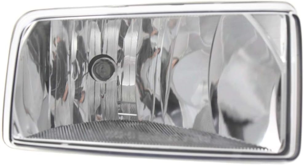 Front Fog Light Assembly Left Driver Side Direct Replacement Compatible With 2007-2015 Chevrolet Silverado 1500 GM2592160 22872762