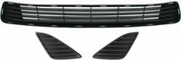 AUTOS PARTS PLUS Front Bumper Cover Primed + Lower Grille + Fog Light Cover Set Textured Right Passenger & Left Driver Side Direct Replacement Compatible With 2012-2014 Toyota Camry TO1036128