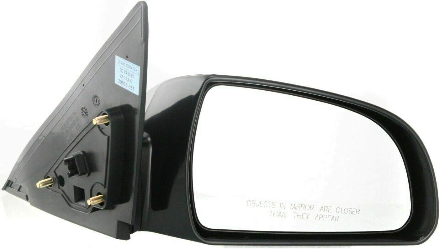 Set Of 2 Front Power Mirror Non-Folding Heated Primed Left Driver & Right Passenger Side Direct Replacement Compatible With 2006-2010 Hyundai Sonata HY1320149 HY1321149 876100A000