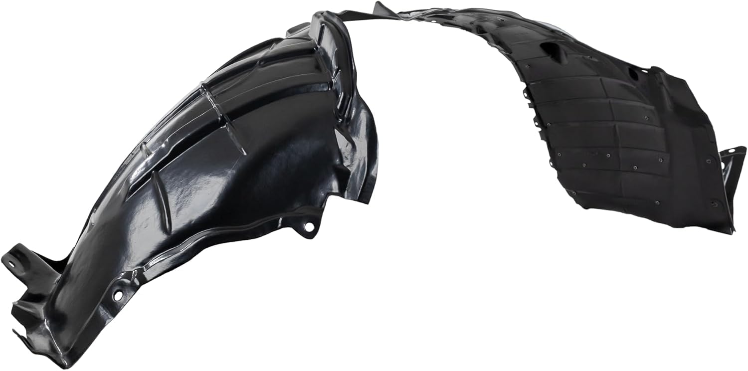 Front Fender Liner Vacuum Form Left Driver Side Direct Replacement Compatible With 2013-2014 Nissan Pathfinder NI1248160 638413JA0A-PFM
