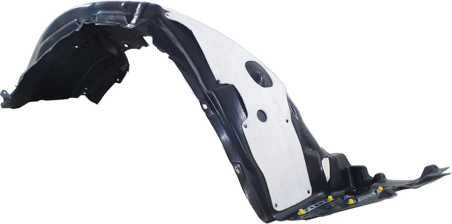 Front Fender Liner Right Passenger Side Direct Replacement Compatible with 2010-2012 Lexus LS460 / LS600h LX1249130 5380550061