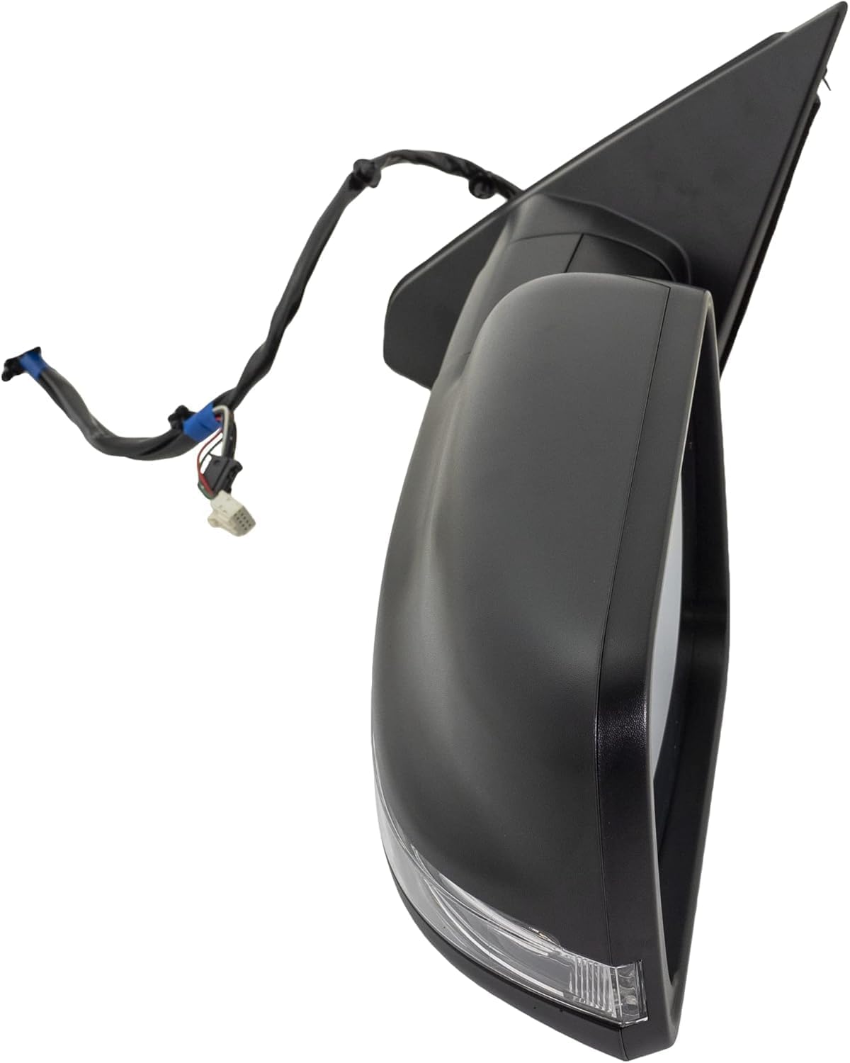 Front Mirror Power Folding Heated Textured Left Driver Side Direct Replacement Compatible With 2019-2022 Ram 1500 CH1320472 68462769AB