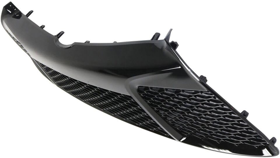 Front Bumper Grille Black Plastic Direct Replacement Compatible With 2015-2017 Toyota Camry TO1036156 5311206280