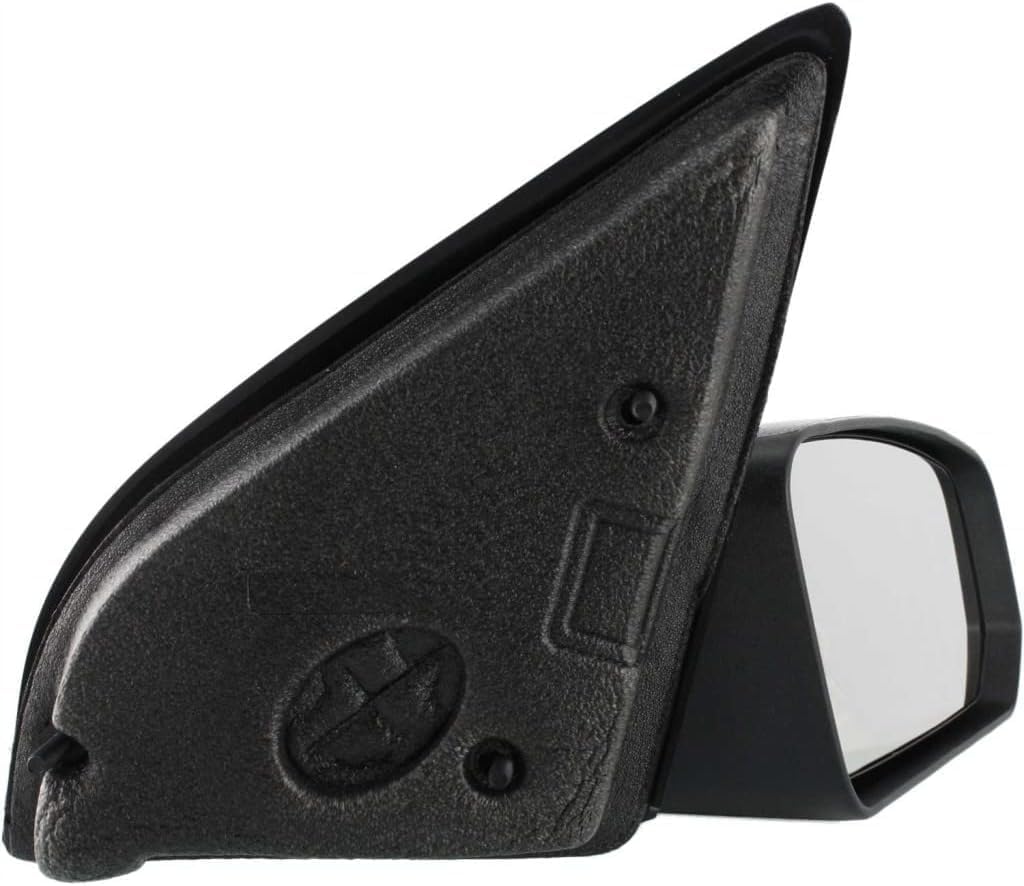 Front Mirror Manual Adjust Non-Heated Textured Right Passenger Side Direct Replacement Compatible With 2003-2007 Saturn Ion GM1321266 22726677
