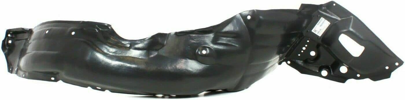 Front Fender Liner Right Passenger Side Direct Replacement Compatible With 2009-2010 Pontiac Vibe GM1249210 19183910