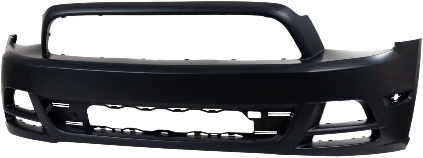 Front Bumper Cover Primed Direct Replacement Compatible With 2013-2014 Ford Mustang FO1000670 DR3Z17D957ABPTM