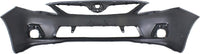 AUTOS PARTS PLUS Front Bumper Cover Primed + Upper Grille Painted Black Shell And Insert + Lower Textured Direct Replacement Compatible With 2011-2013 Toyota Corolla TO1000372 TO1036125 TO1200340