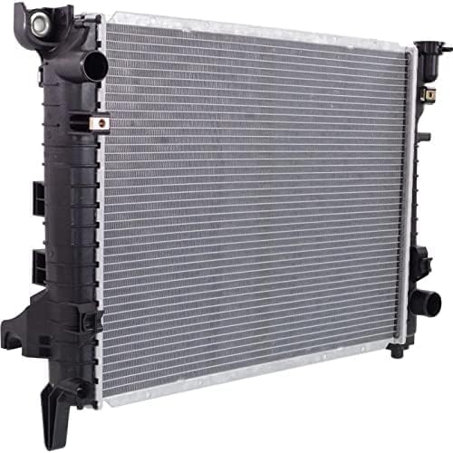 Front Radiator Aluminum Core Direct Replacement Compatible With 2004-2009 Dodge Ram Full Size Pickup CH3010302 55056682AB