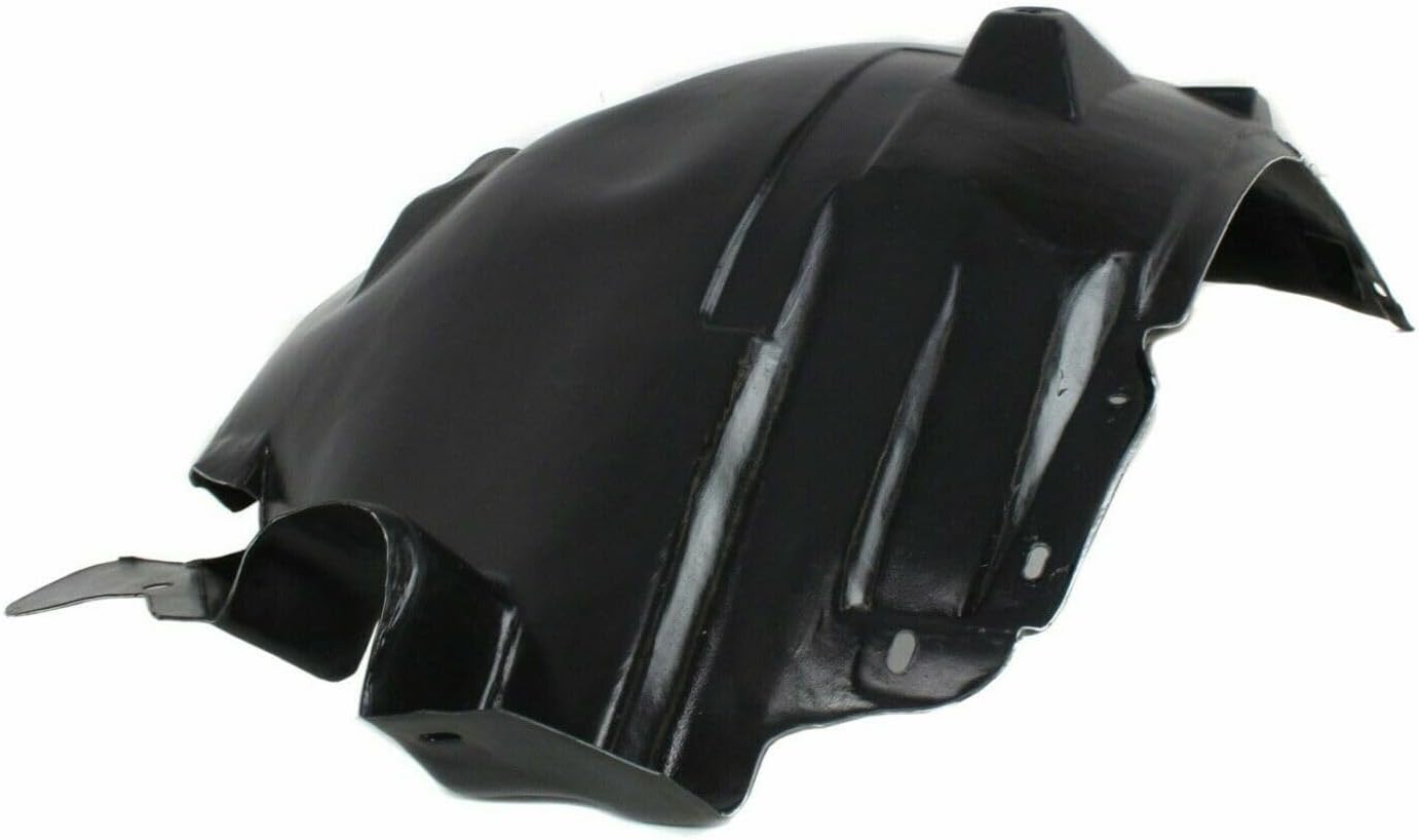 Set Of 2 Front Section Fender Liner Left Driver & Right Passenger Side Direct Replacement Compatible With 2007-2008 Infiniti G35 / 2010-2013 G37 / 2011-2012 G25 / 2015 Q40 IN1249119