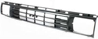 Front Grille Painted Silver Shell with Black Insert Direct Replacement Compatible With 1987-1988 Toyota Pickup TO1200108 5310089118