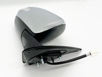 Front Power Mirror Manual Folding Non-Heated Chrome Left Driver Side Direct Replacement Compatible With 2012-2015 Toyota Tacoma TO1320285 8794004210-PFM