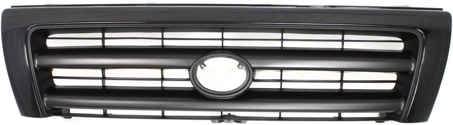 Front Grille Primed Shell And Insert Direct Replacement Compatible With 1998-2000 Toyota Tacoma TO1200211 5310004110C0