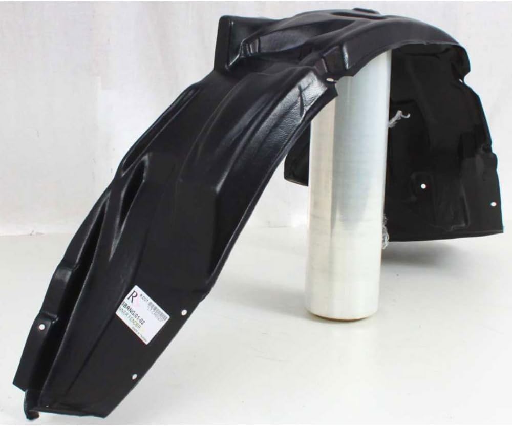Front Fender Liner Right Passenger Side Direct Replacement Compatible With 2001-2002 Chrysler Sebring CH1251134 MR990646