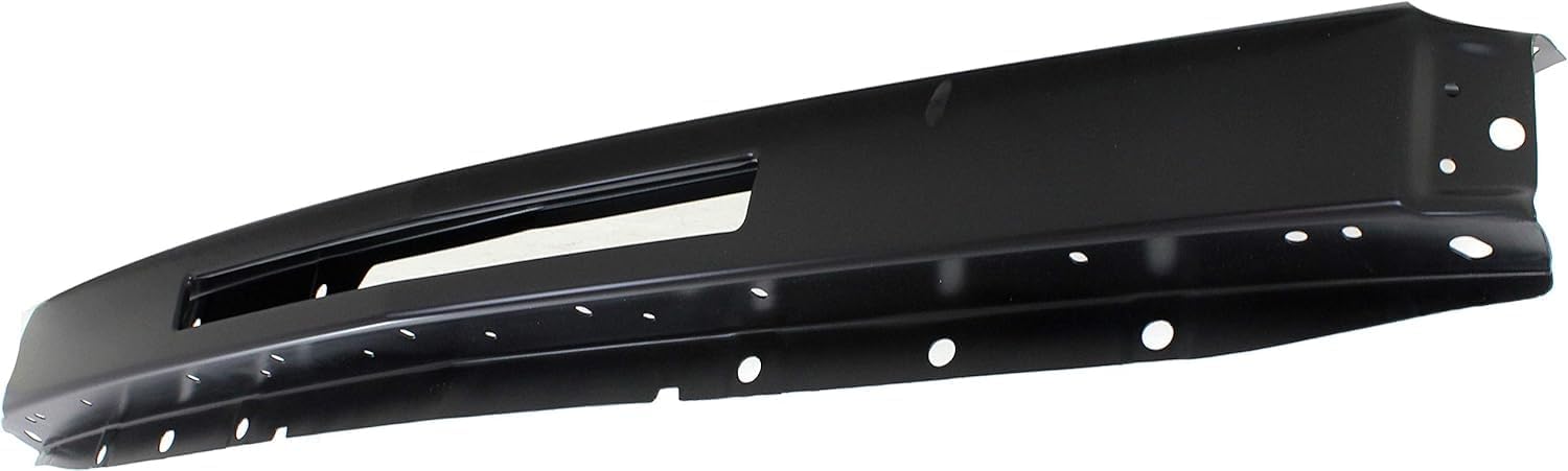 Front Bumper Steel + Lower Valance Air Deflector Primed + End Caps Left Driver & Right Passenger Side Direct Replacement Compatible With 2009-2013 Chevrolet Silverado 1500 GM1002836