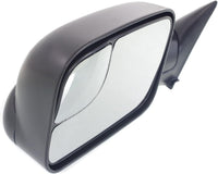 Front Towing Mirror Manual Adjust & Folding Non-Heated Textured Left Driver Side Direct Replacement Compatible With 1994-2001 Dodge Ram 1500/1994-2002 2500 3500 CH1320332