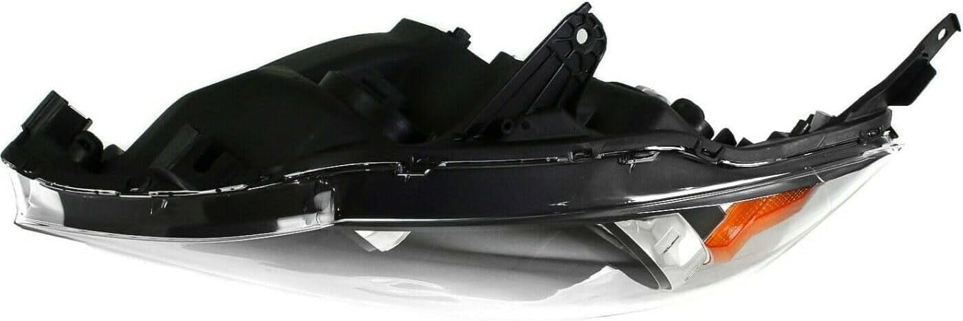 Front Headlight Assembly Halogen Left Driver Side Direct Replacement Compatible With 2008-2010 Honda Odyssey HO2502136 33150SHJA51