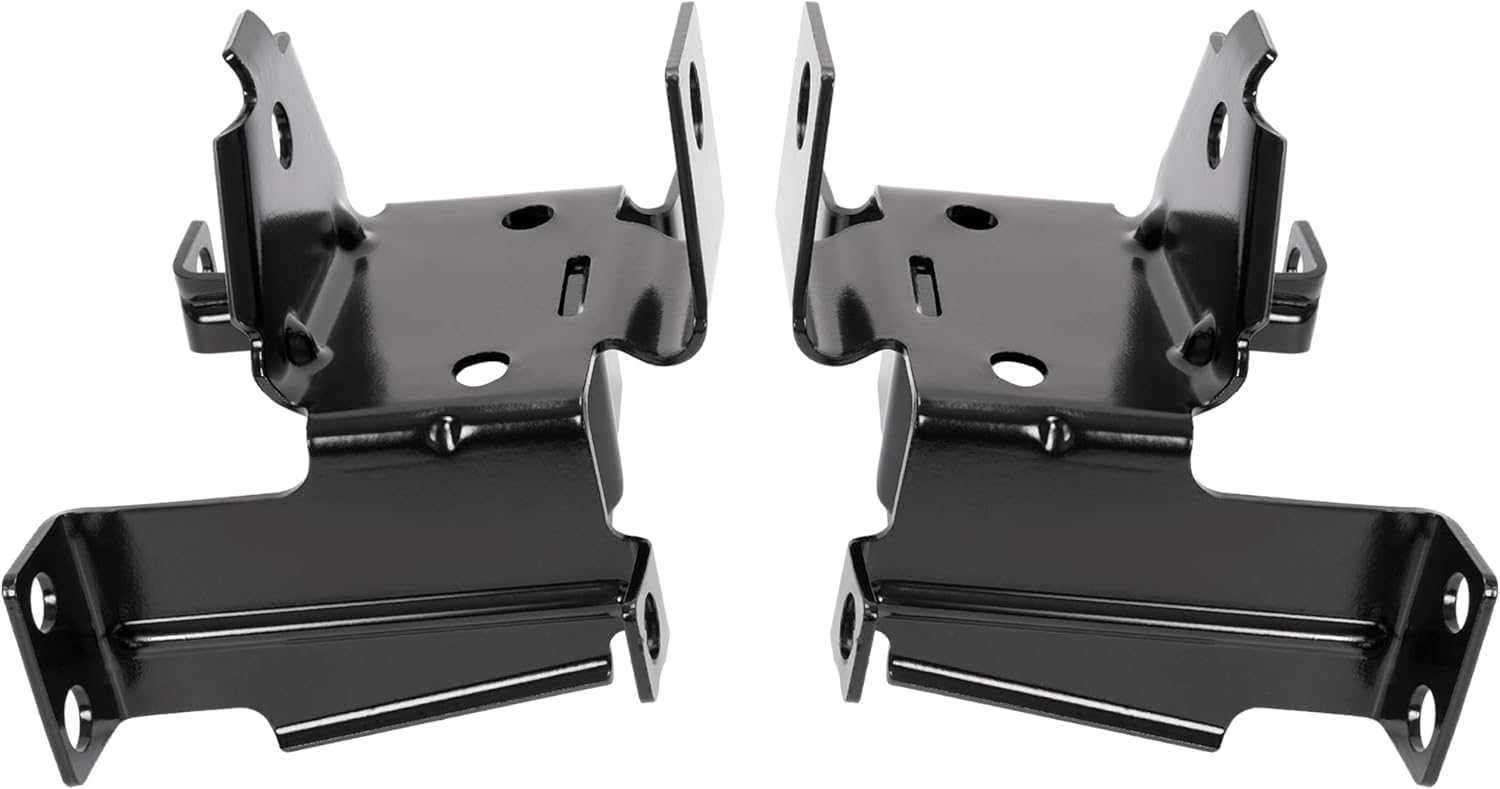 Set Of 2 Front Bumper Inner Bracket Steel Left Driver & Right Passenger Side Direct Replacement Compatible With 2007-2013 GMC Sierra 1500 GM1066185 GM1067185 22767057 22767056