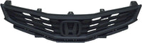 Front Grille Dark Gray Shell and Insert Textured Direct Replacement Compatible With 2012-2014 Honda Fit HO1200219 71121TK6A11