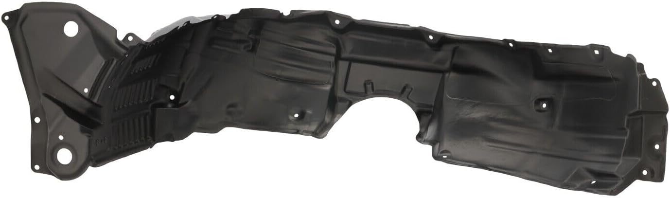 Front Fender Liner Left Driver Side Without Insulation Foam Direct Replacement Compatible With 2014-2016 Toyota Highlander TO1248195 538060E120