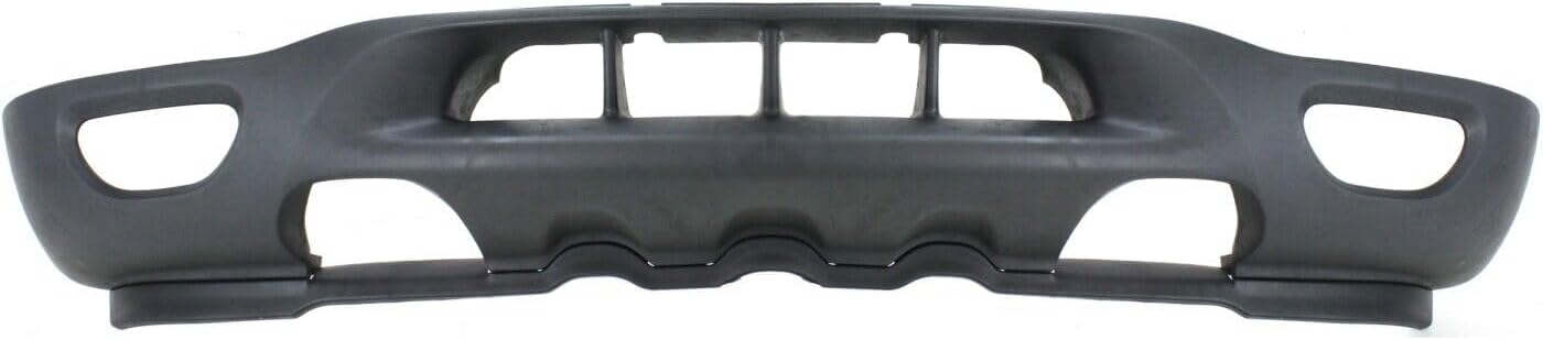 AUTOS PARTS PLUS Front Bumper Lower Valance Panel Textured With Fog Light & Tow Hook Holes Direct Replacement Compatible With 1999-2003 Ford F-Series / 1999-2002 Expedition FO1095181 XL3Z17626BA