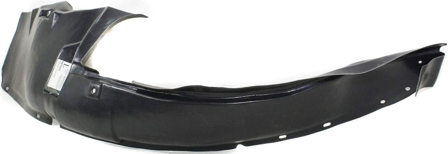 Front Fender Liner Left Driver Side Direct Replacement Compatible With 2002-2004 Dodge Neon CH1248126 5008675AA