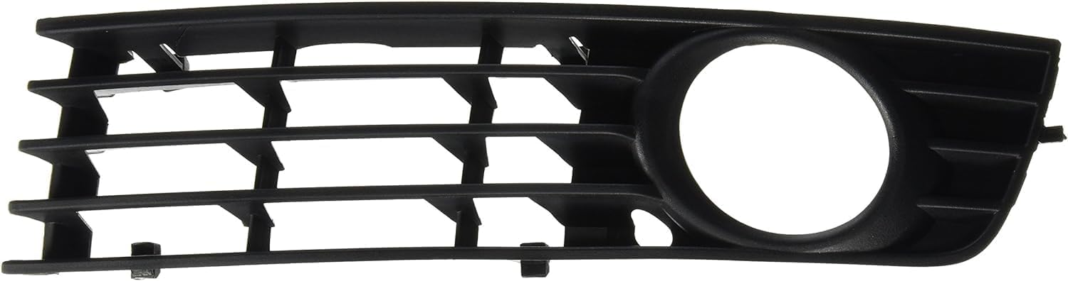 Front Fog Light Molding Primed Left Driver Side Direct Replacement Compatible With 2002-2005 Audi A4 AU1038102 8E080768101C