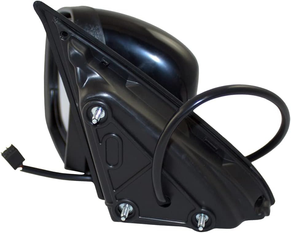 Front Power Mirror Manual Folding Non-Heated Primed Left Driver Side Direct Replacement Compatible With 2014-2018 Jeep Cherokee CH1320367 1UV65TZZAD