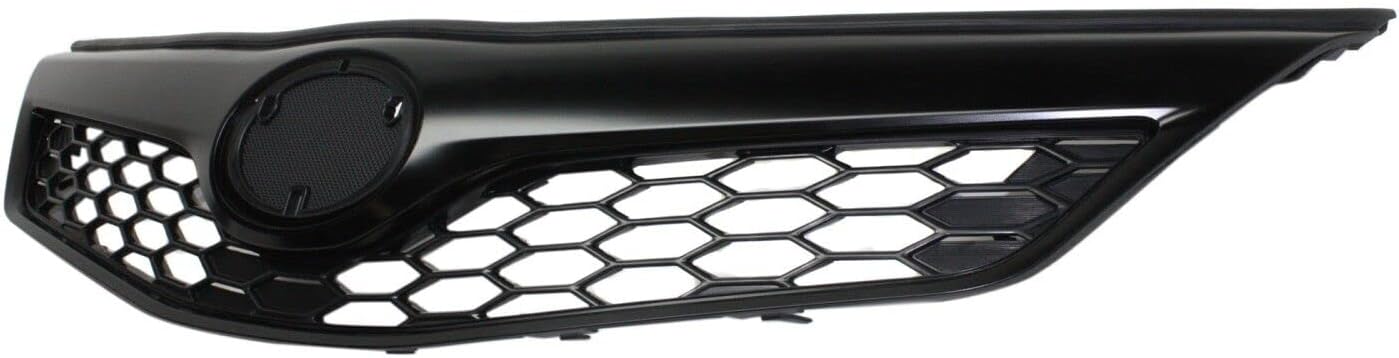 Front Grille Partial Painted Black Plastic Direct Replacement Compatible With 2012-2014 Toyota Camry TO1200354 5310106340C0