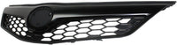 Front Grille Partial Painted Black Plastic Direct Replacement Compatible With 2012-2014 Toyota Camry TO1200354 5310106340C0