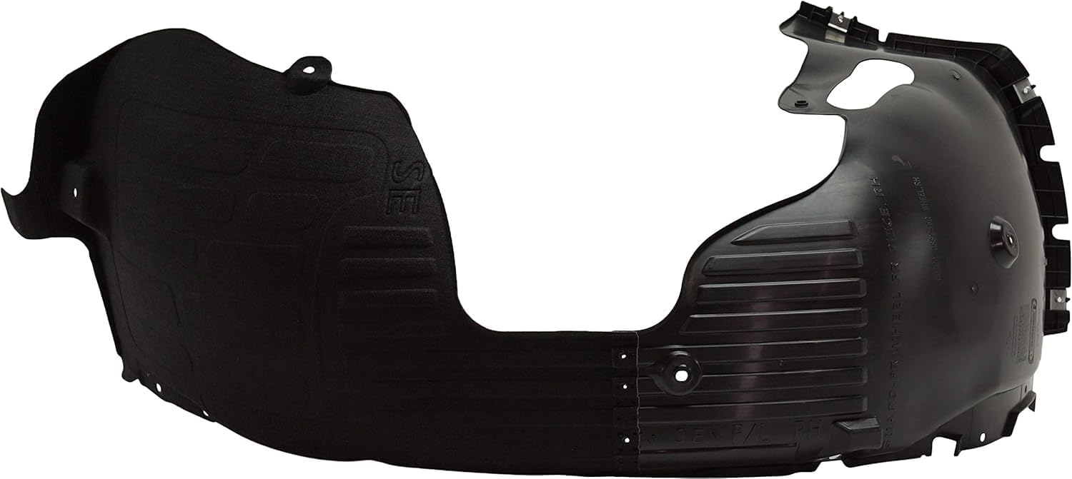 Front Fender Liner Right Passenger Side Direct Replacement Compatible with 2018-2019 Hyundai Sonata HY1249169 86812C2600
