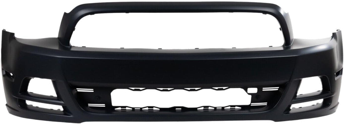 Front Bumper Cover Primed Direct Replacement Compatible With 2013-2014 Ford Mustang FO1000670 DR3Z17D957ABPTM